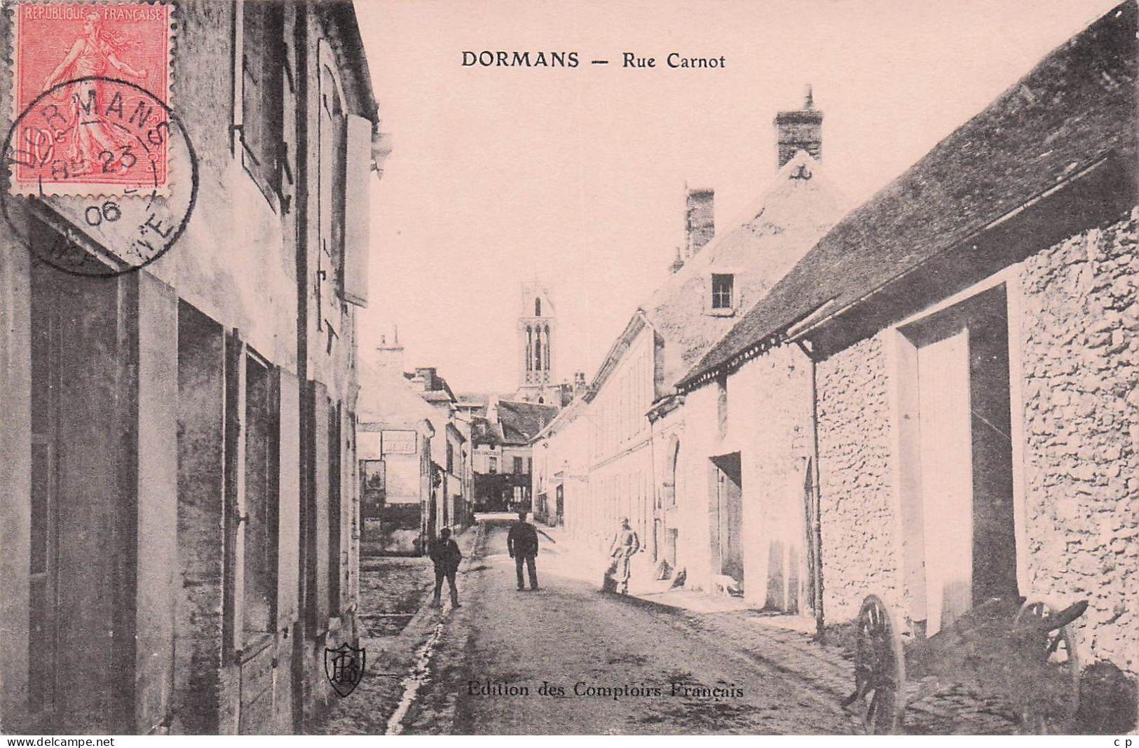 Dormans  -   Rue Carnot  -  CPA °Alm - Dormans