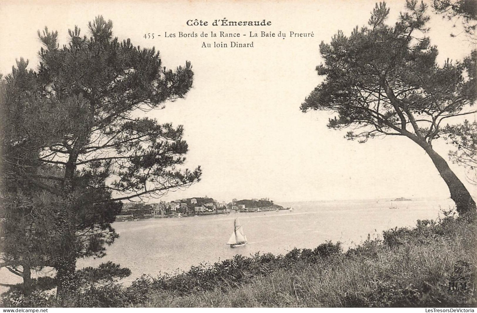 FRANCE - Côte D'Emeraude - Les Bords De La Rance - La Baie Du Prieuré - Au Loin Dinard - Bateau - Carte Postale Ancienne - Plouër-sur-Rance