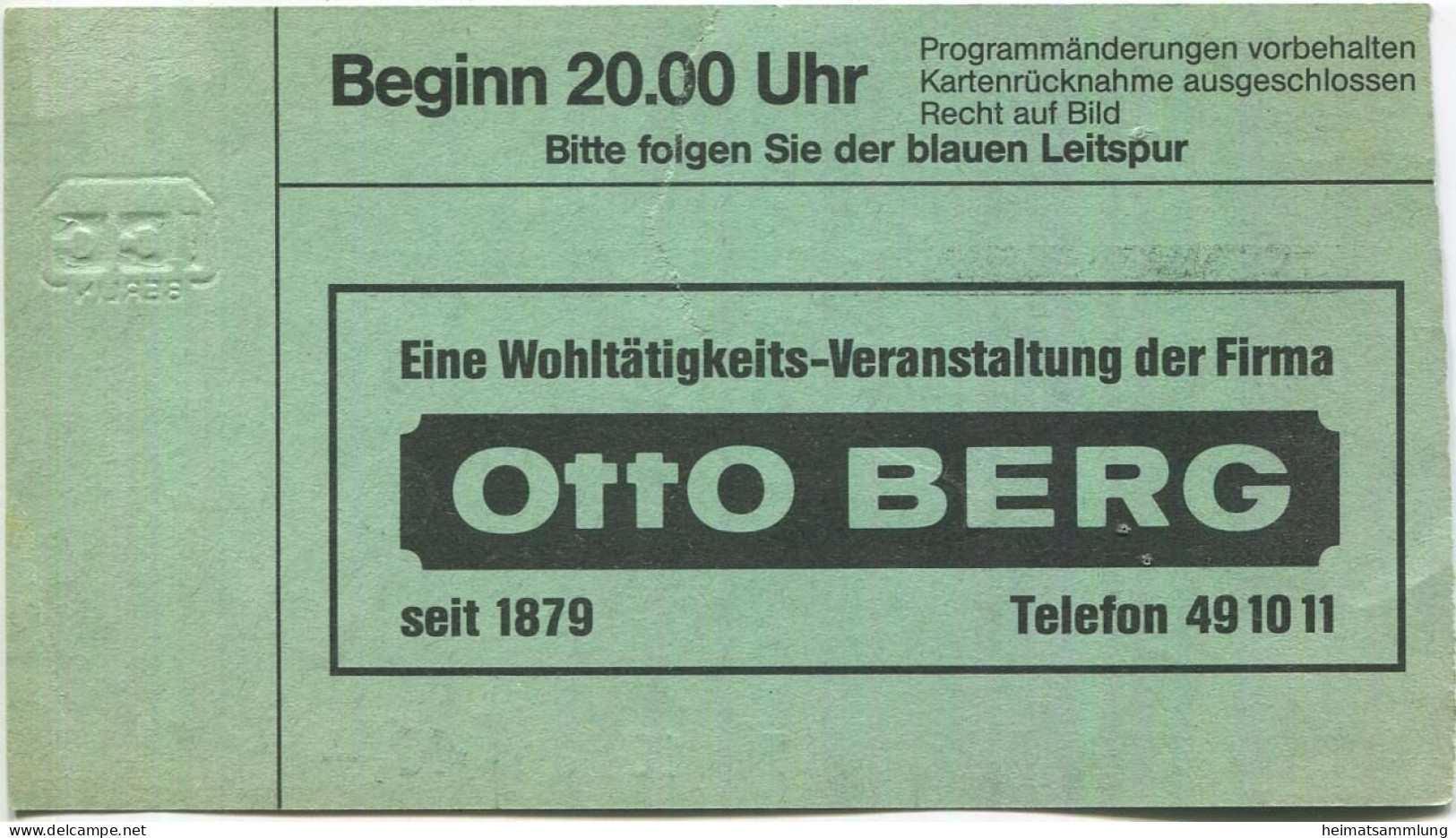 Deutschland - ICC Berlin - Internationales Congress Centrum 1980 - Salzburger Adventsingen - Eine Wohltätigkeits-Veranst - Eintrittskarten