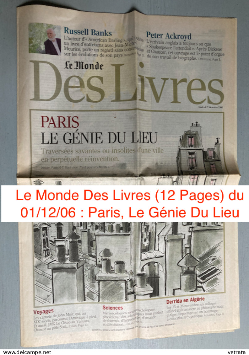 PARIS : 6 Revues (Géo-Autrement-Détours De France-Paris) / 6 Encarts Libé Villes / 2 Livres (Paris Vu Du Bus/Paris Jour - Toerisme En Regio's