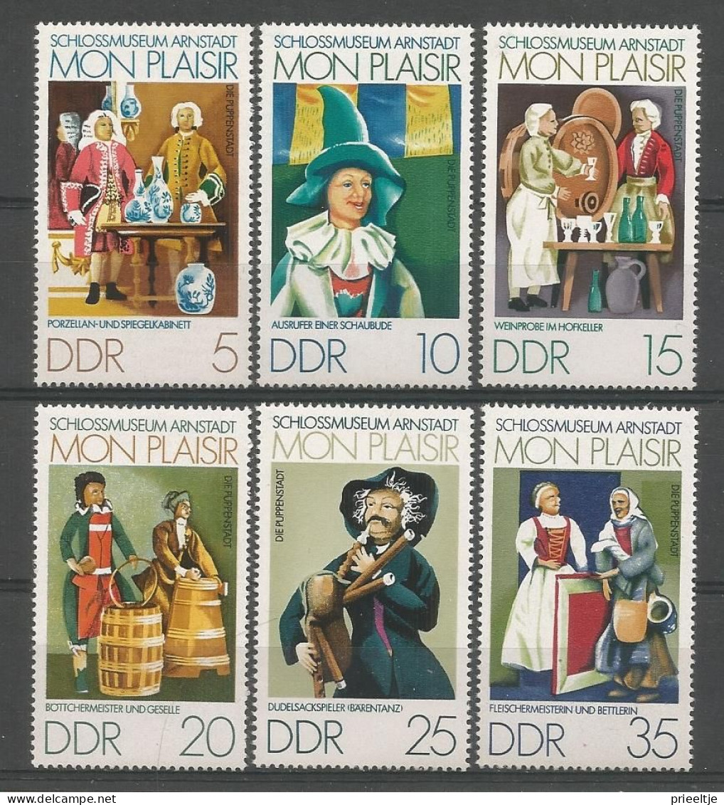 DDR 1974 Mon Plaisir Y.T. 1657/1662 ** - Neufs