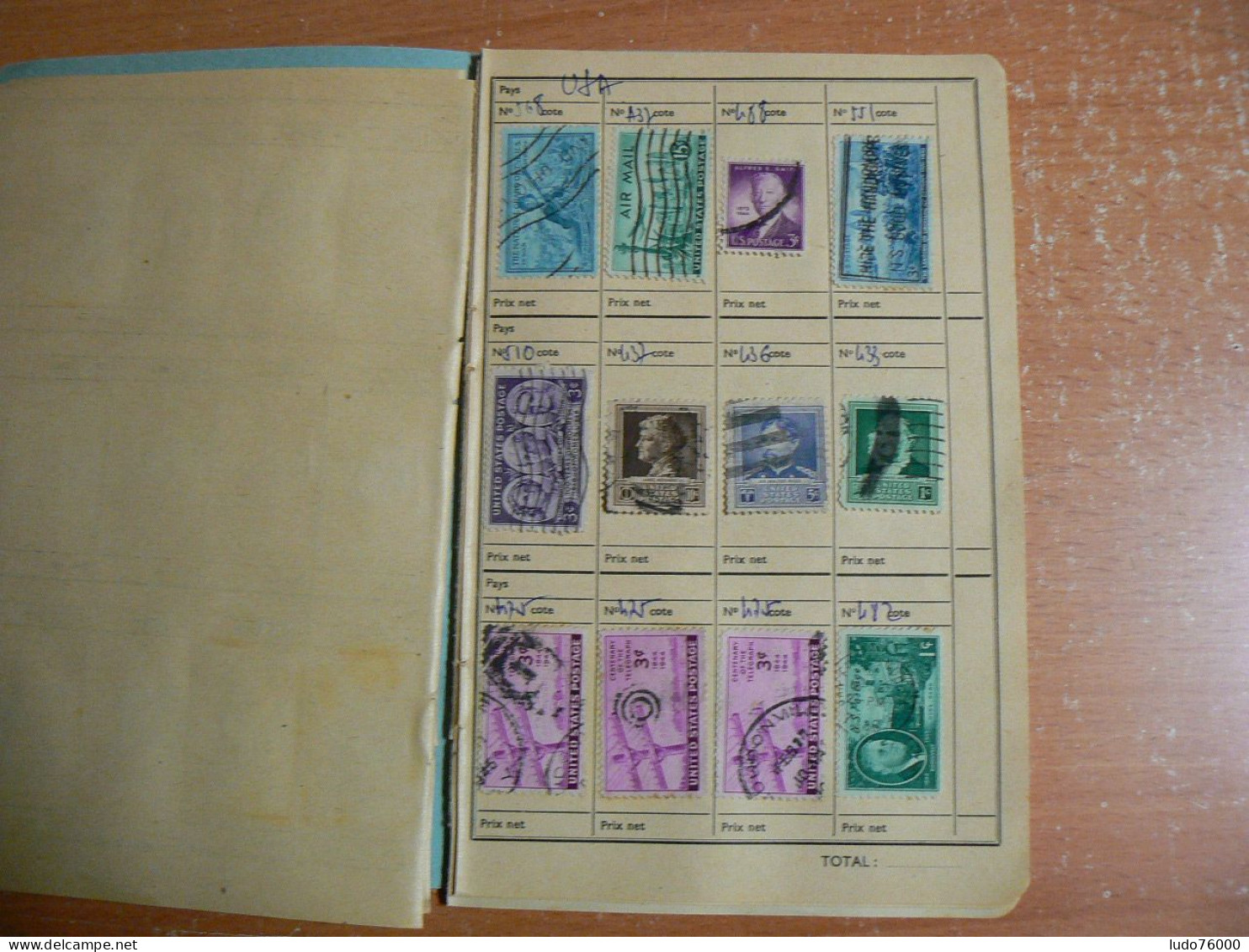 D 787 / VRAC USA / 8 PAGES / 03 - Lots & Kiloware (mixtures) - Max. 999 Stamps