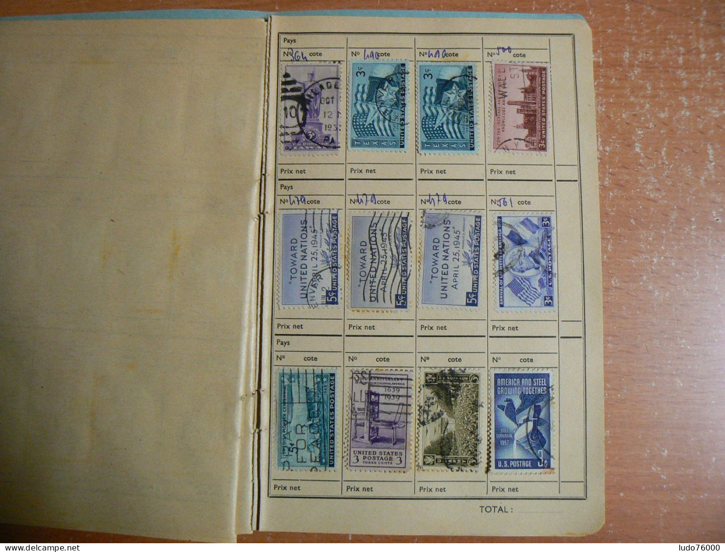 D 787 / VRAC USA / 8 PAGES / 03 - Lots & Kiloware (mixtures) - Max. 999 Stamps