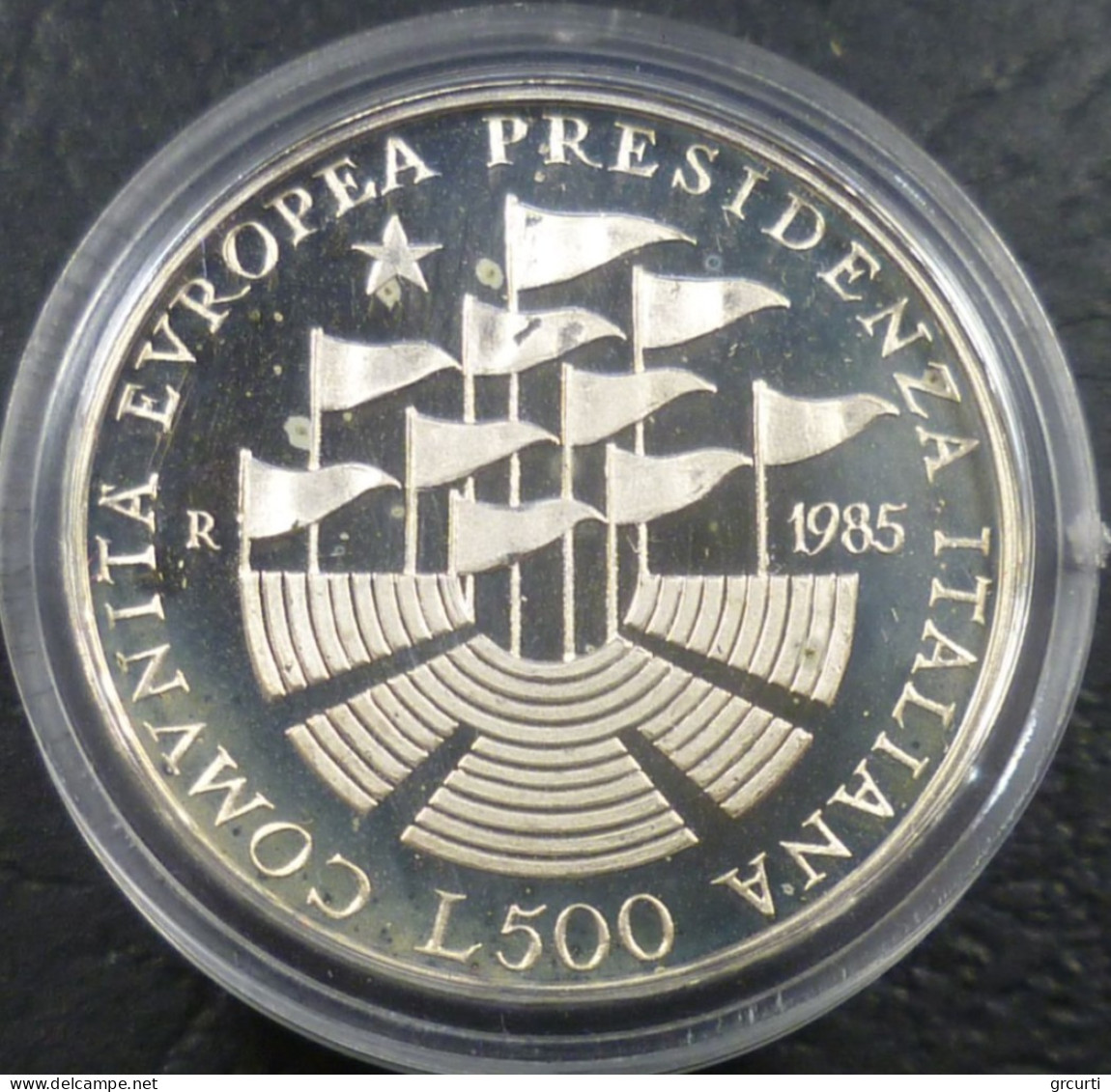 Italia - 500 Lire 1985 - Presidenza Italiana Della Comunità Europea - 500 Liras