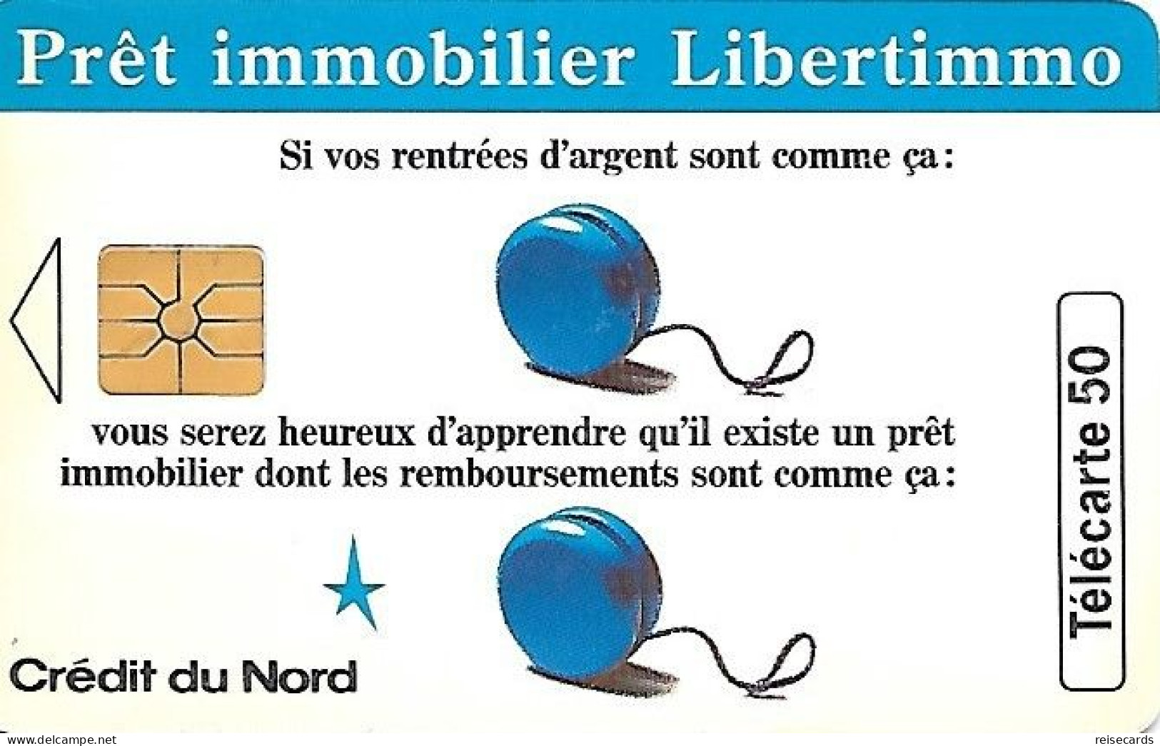 France: France Telecom 04/94 F375A 989 Crédit Du Nord - 1994