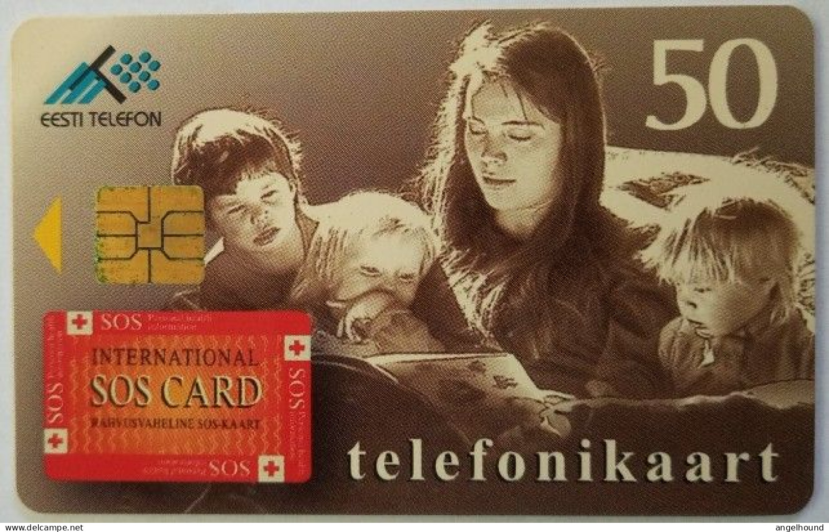 Estonia 50 Kr. Chip Card - Sos Card - Estland