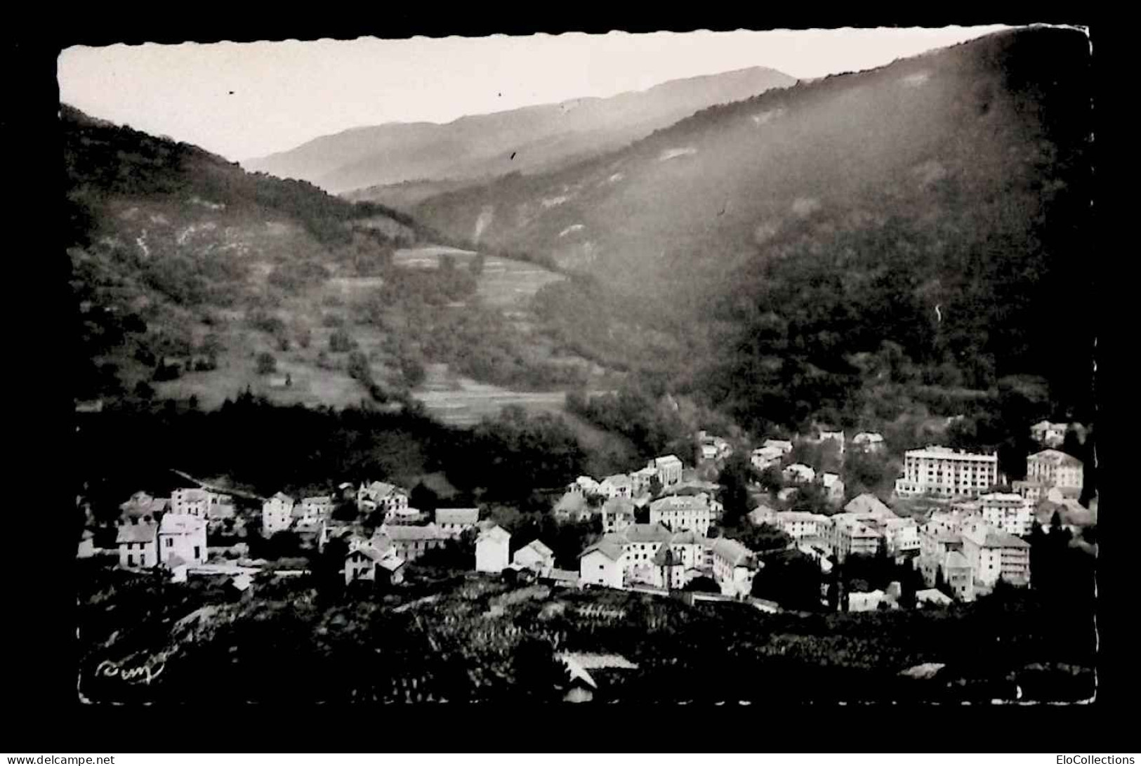 Cp, 73, Brides Les Bains, Vue Générale Et Vallée Des Ablues, Vierge, Ed. Combier - Brides Les Bains