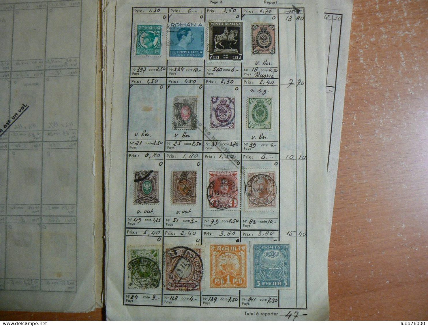 D 787 / VRAC DU MONDE / 10 PAGES / 05 - Lots & Kiloware (mixtures) - Max. 999 Stamps