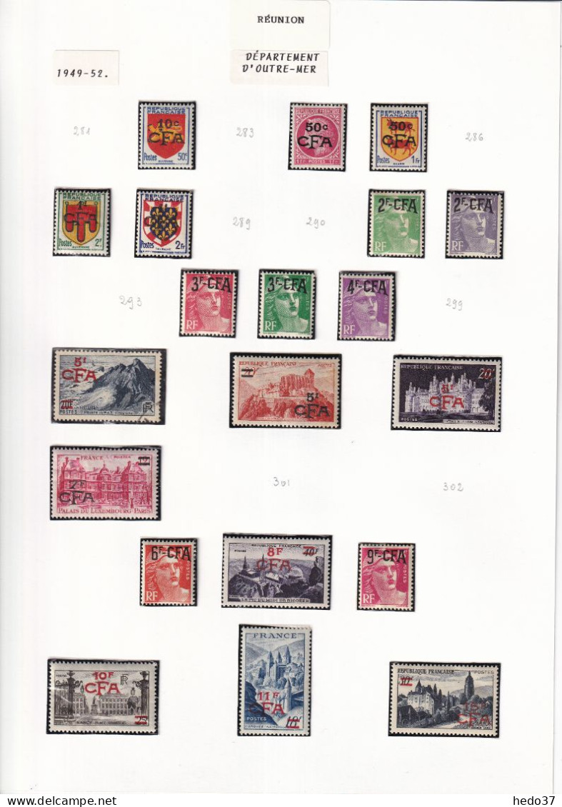 Réunion Collection - Neufs ** Sans Charnière (après 1949) - TB - Unused Stamps