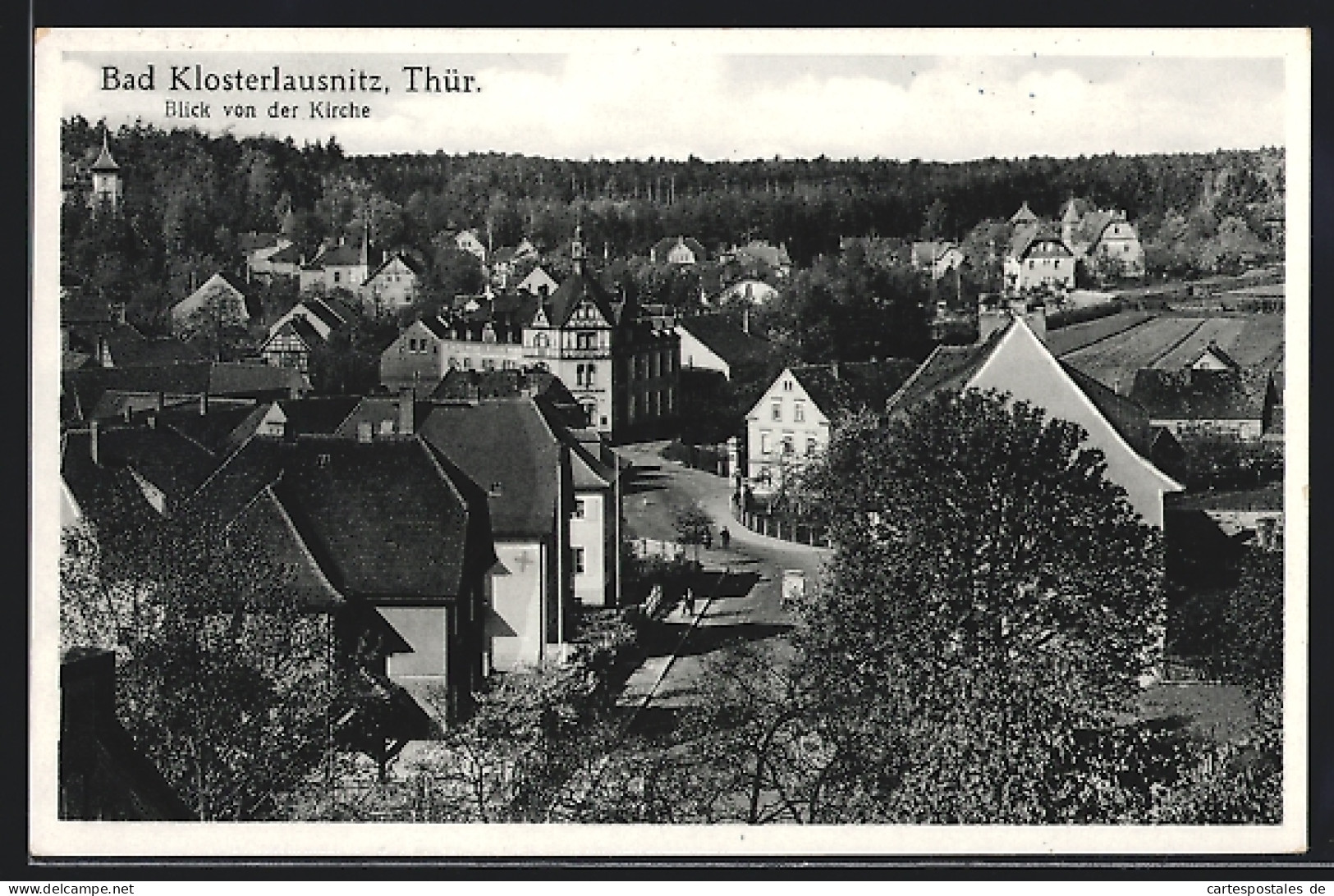 AK Bad Klosterlausnitz /Thür., Blick Von Der Kirche  - Bad Klosterlausnitz
