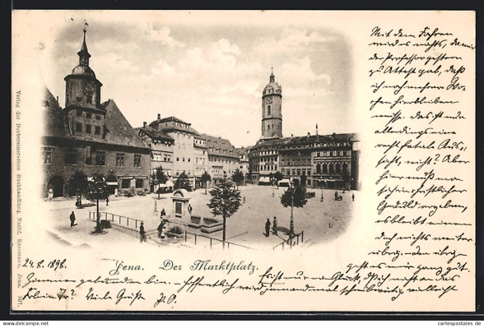 AK Jena, Der Marktplatz  - Jena