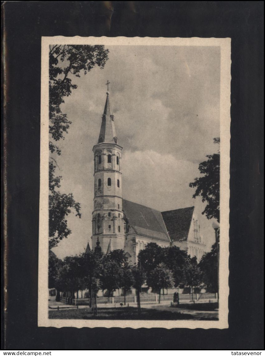 Post Card Lithuania LT Pc 102 SIAULIAI Church Photographer V. Augustinas - Lituania