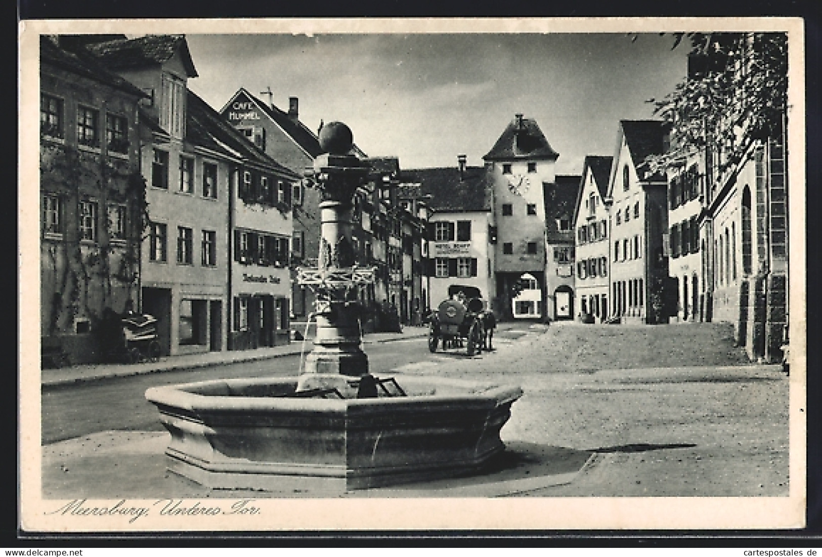 AK Meersburg, Unteres Tor Mit Hotel Schiff Und Restaurant Anker  - Meersburg