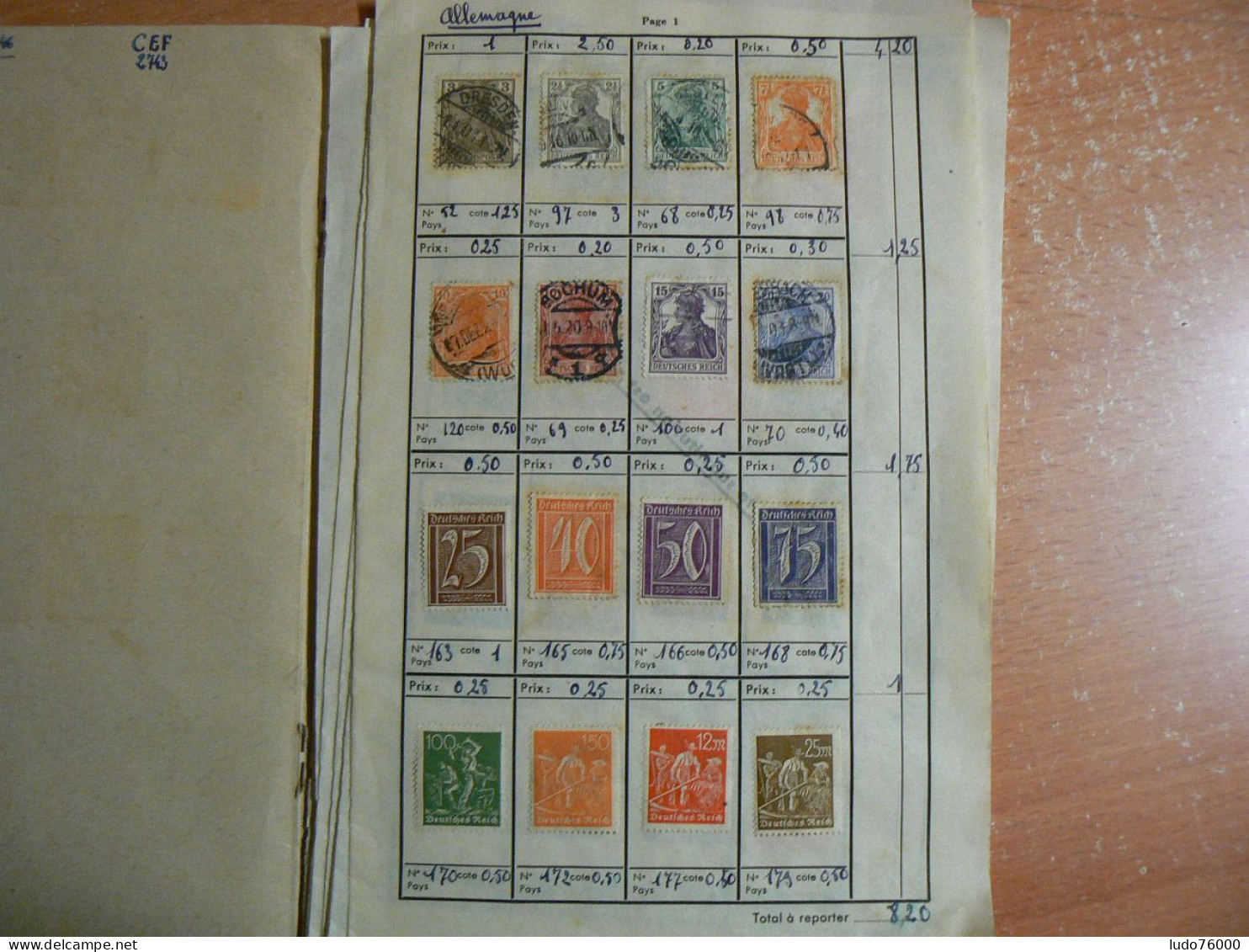 D 787 / VRAC ALLEMAGNE ET DIVERS / 12 PAGES / 06 - Lots & Kiloware (mixtures) - Max. 999 Stamps