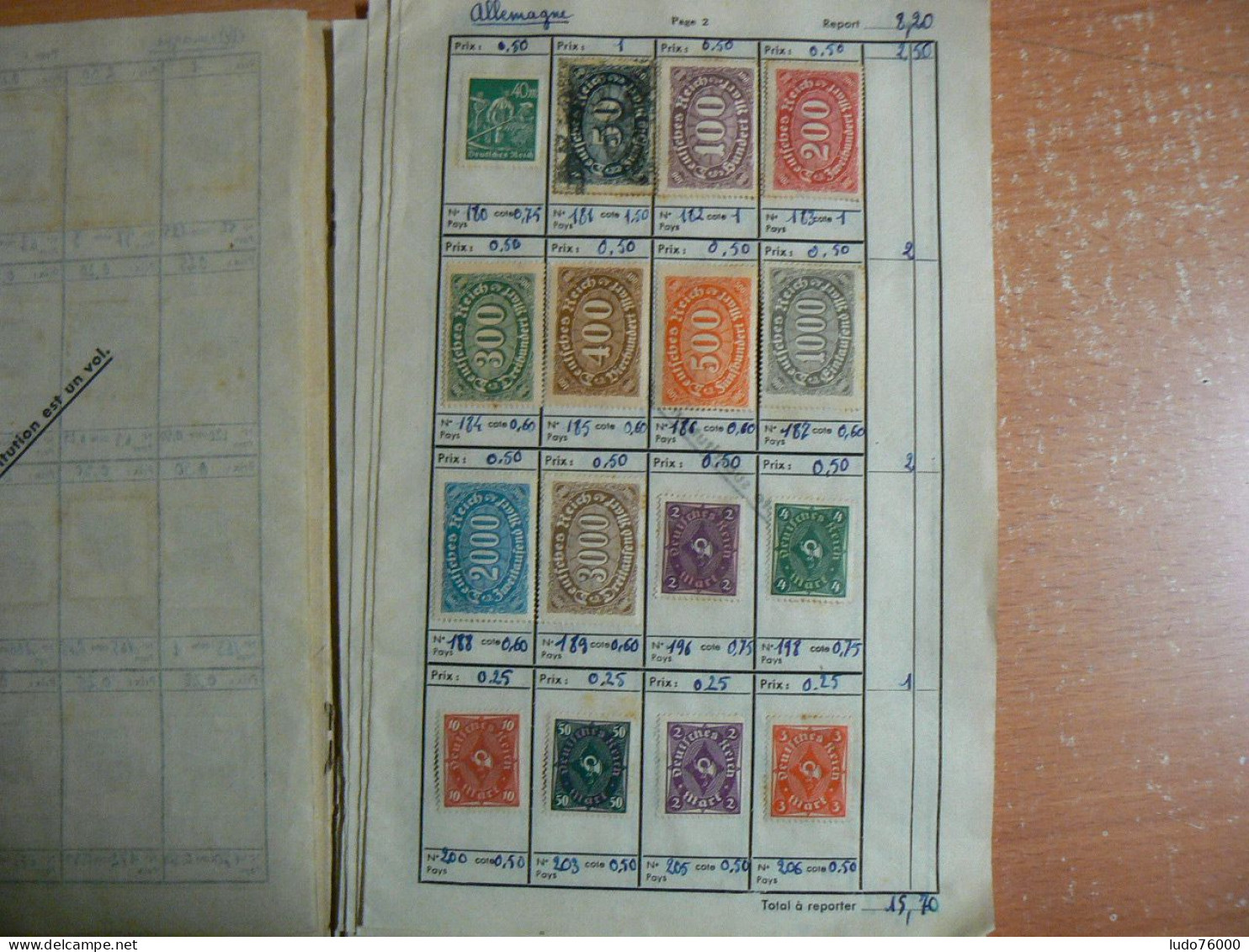 D 787 / VRAC ALLEMAGNE ET DIVERS / 12 PAGES / 06 - Lots & Kiloware (mixtures) - Max. 999 Stamps