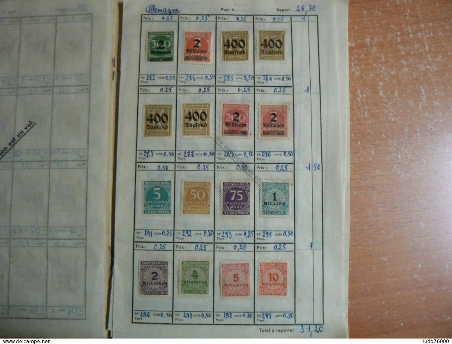 D 787 / VRAC ALLEMAGNE ET DIVERS / 12 PAGES / 06 - Lots & Kiloware (mixtures) - Max. 999 Stamps