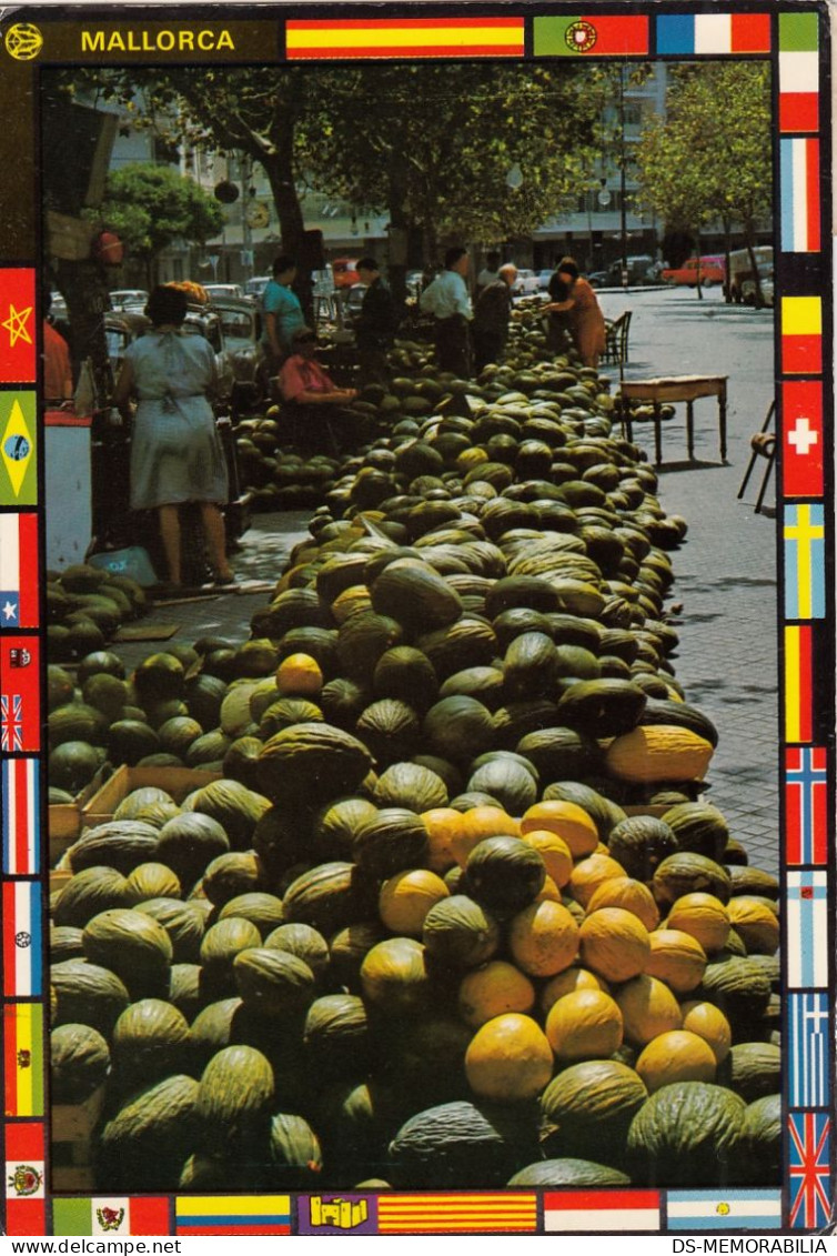 Mallorca - Mercado De Melones 1974 , Watermelon Market - Mallorca