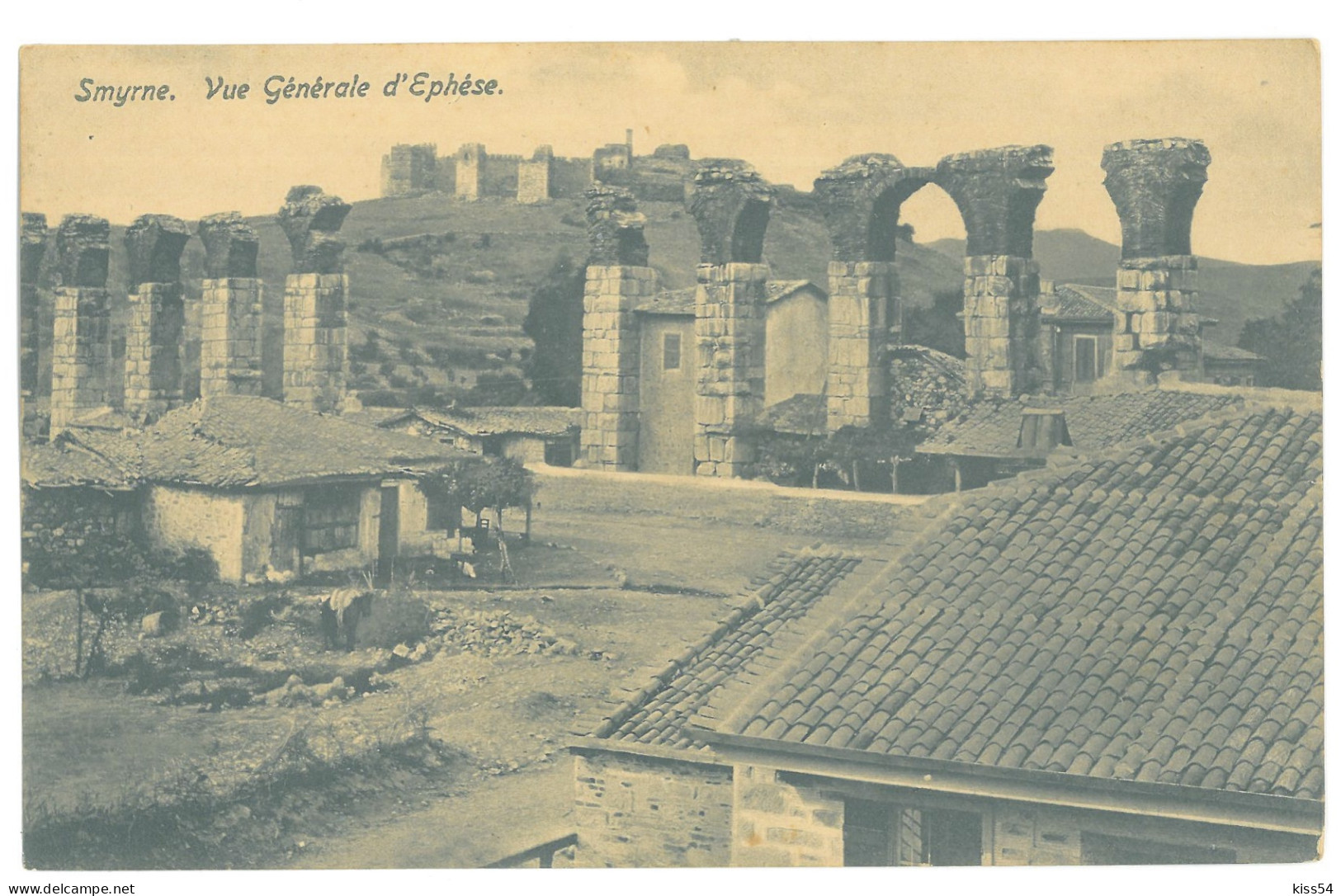 TR 21 - 18863 SMYRNE, Efes Temple, Turkey - Old Postcard - Used - Türkei