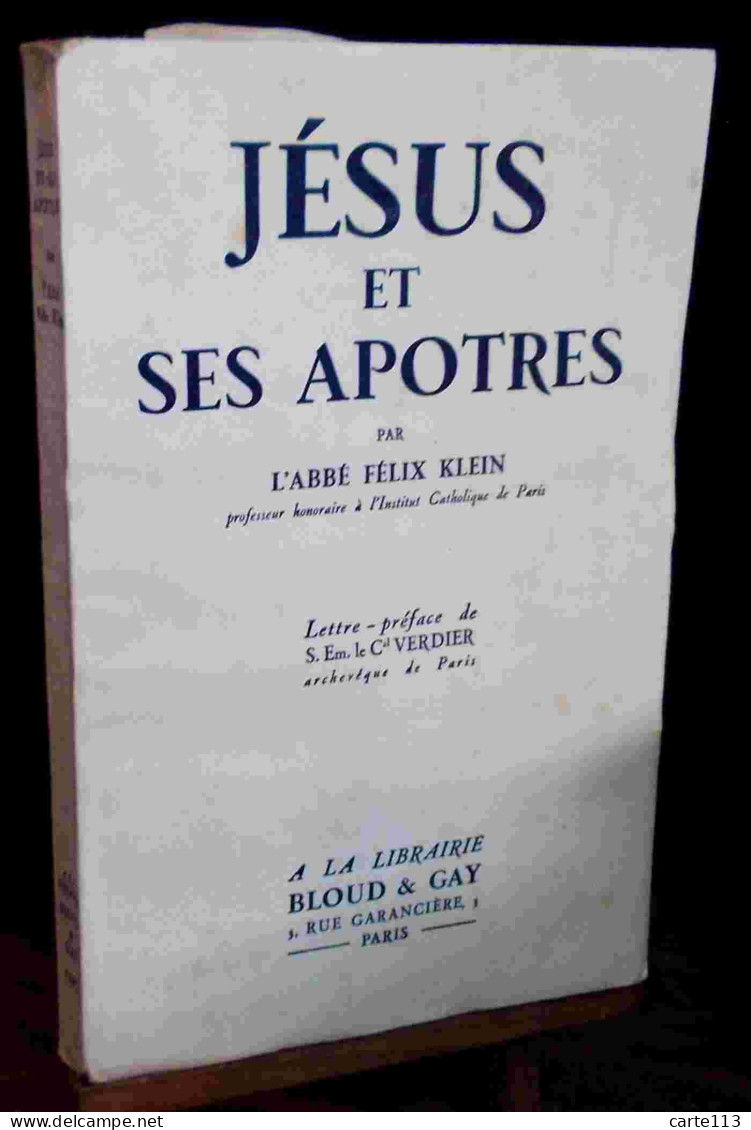 KLEIN Felix    - JESUS ET SES APOTRES - 1901-1940