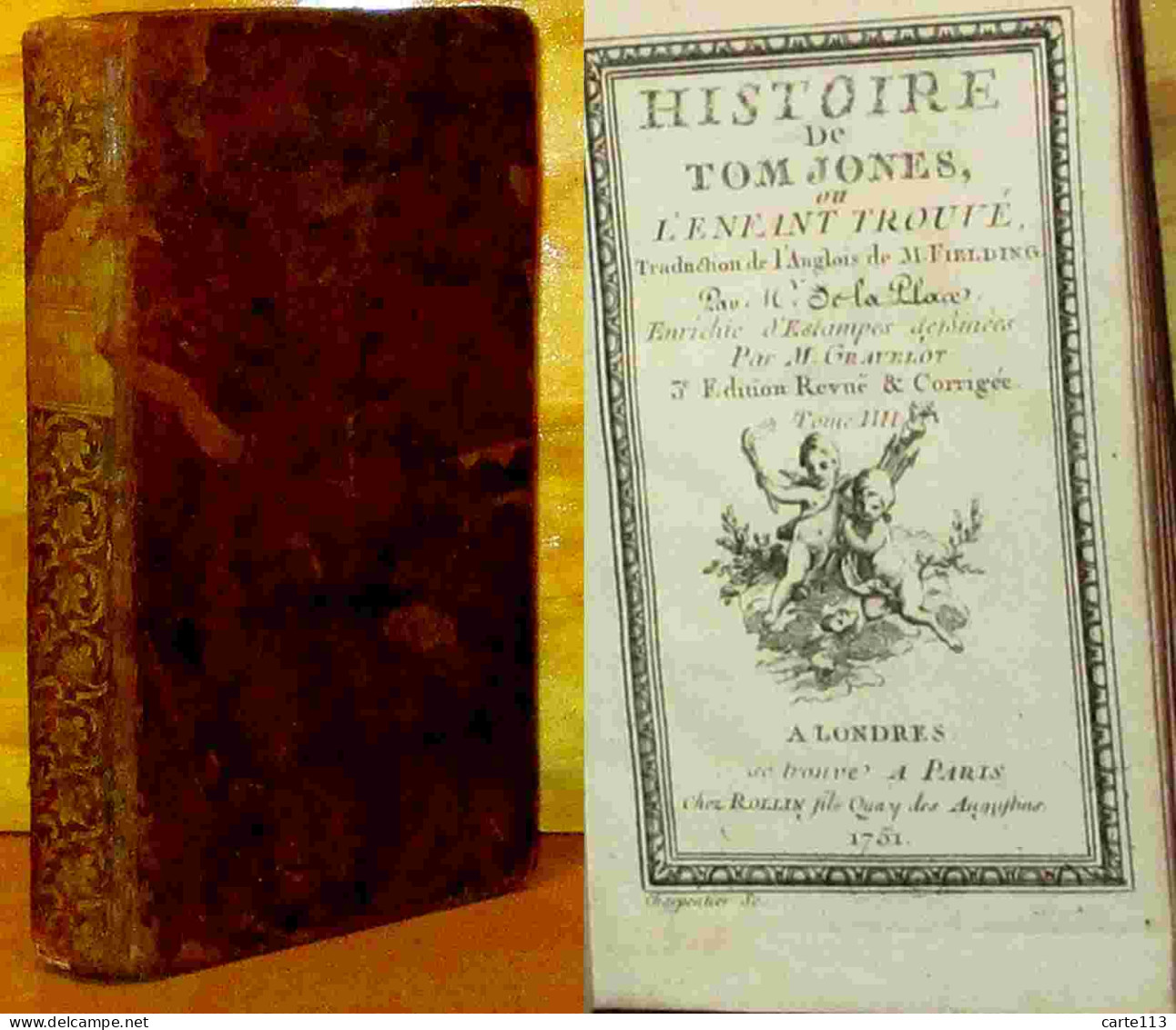FIELDING Henry - HISTOIRE DE TOM JONES OU L'ENFANT TROUVE - TOME 4 - 1701-1800