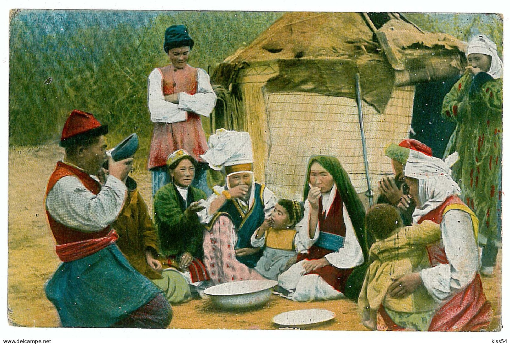 KYR 4 - 7846 ETHNICS, From Central Asian, Kyrgyzstan - Old Postcard - Used - 1917 - Kirguistán