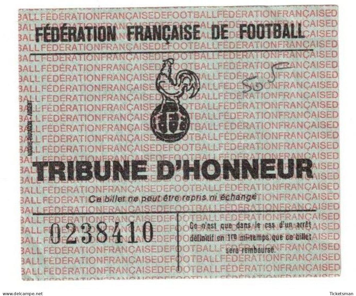 Football Ticket Billet Jegy Biglietto Eintrittskarte France - D.D.R. RDA 17/11/1987 "U21" - Toegangskaarten