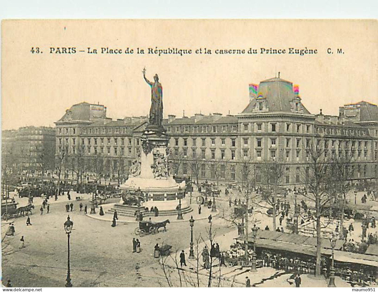 75 PARIS - Lot de 19 cartes diverses