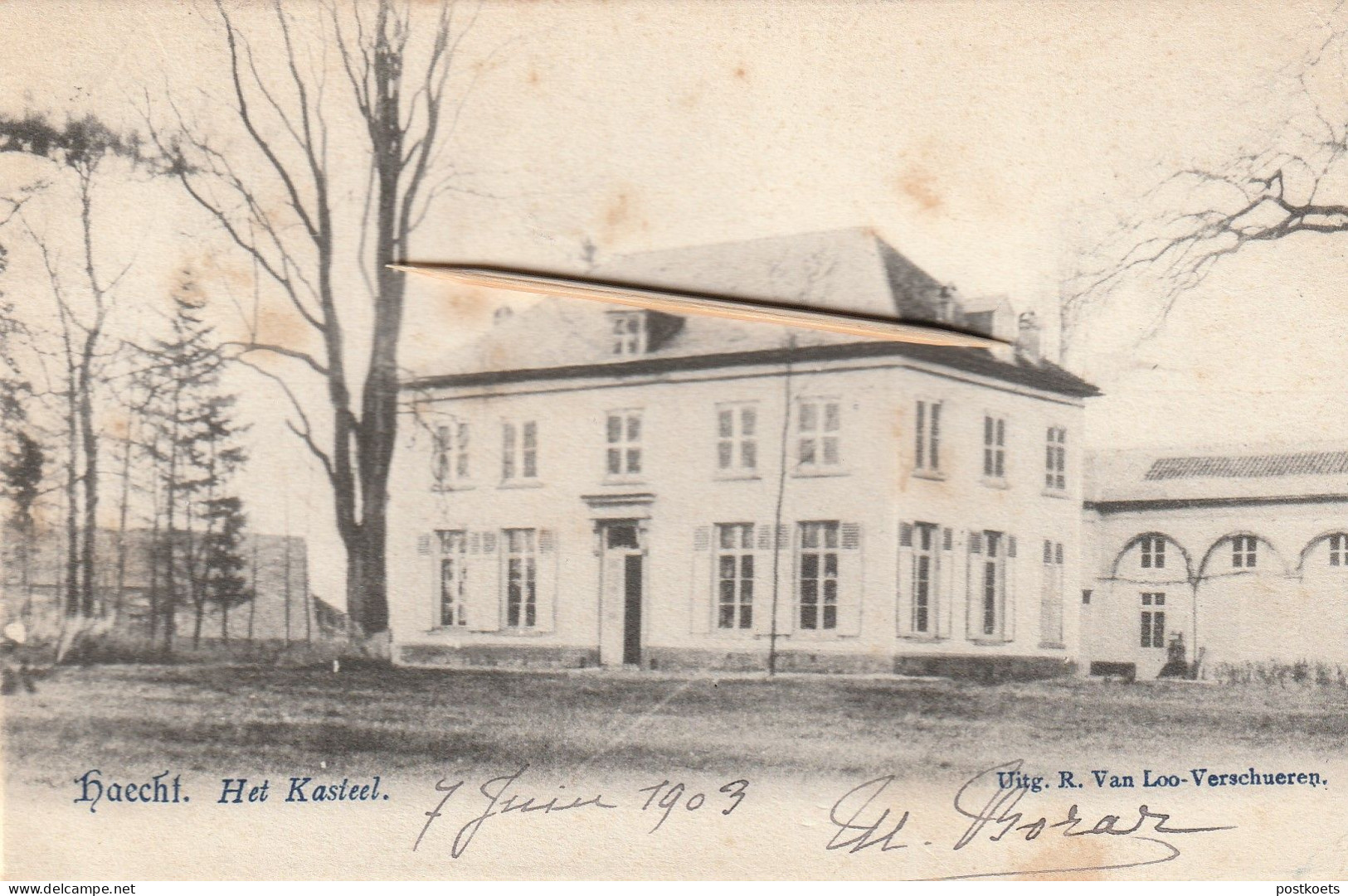 Haacht, Haecht, Het Kasteel,, 2 Scans - Haacht