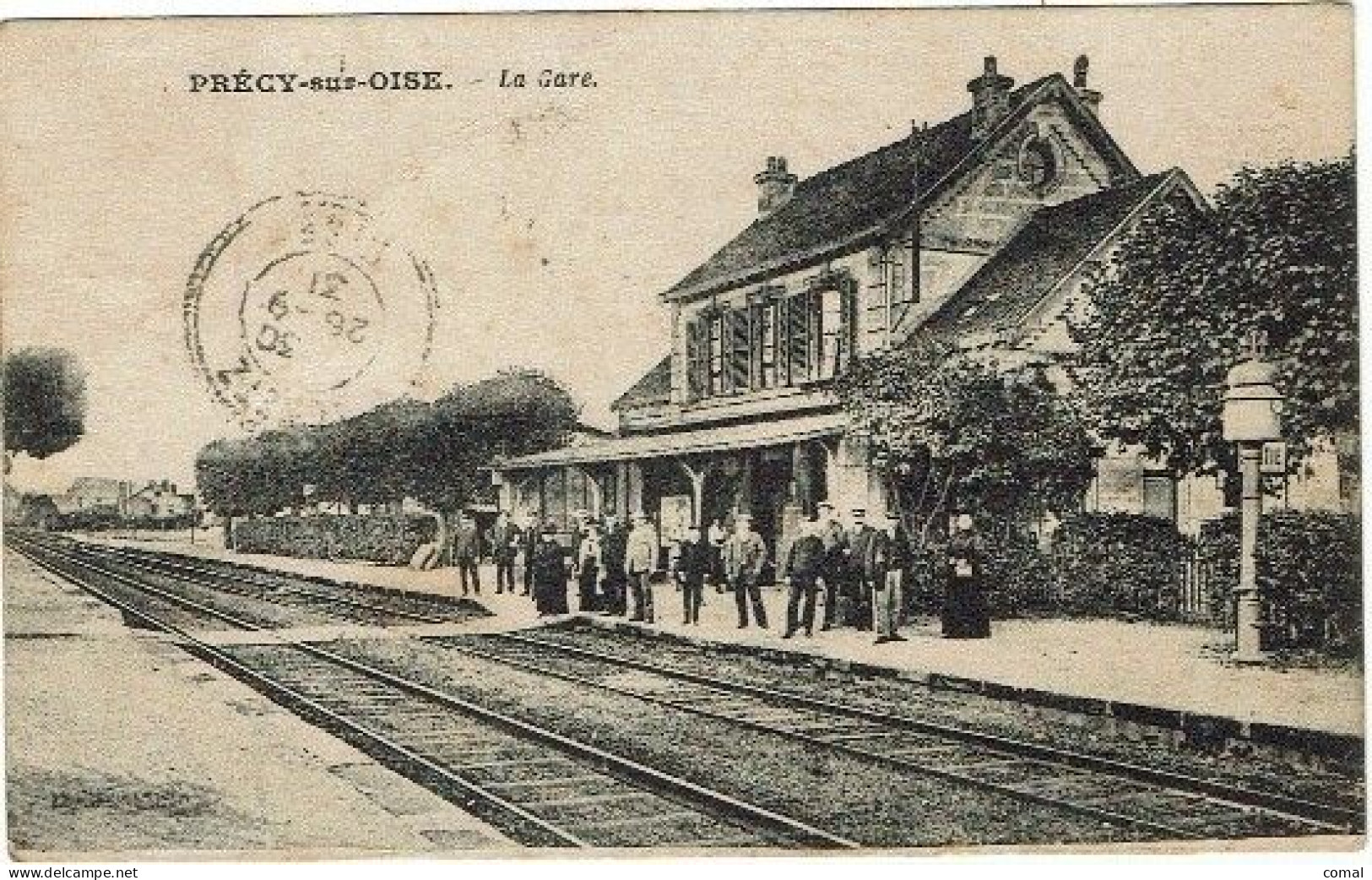 CPA - 60 -  PRECY SUR OISE - La Gare - - Précy-sur-Oise