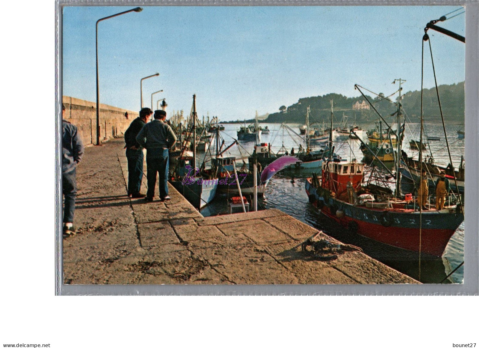 ST SAINT QUAY PORTRIEUX 22 - L'Arrivée Des Coquilliers Bâteau De Pêche Pecheur Sur Le Quai 1983 - Saint-Quay-Portrieux