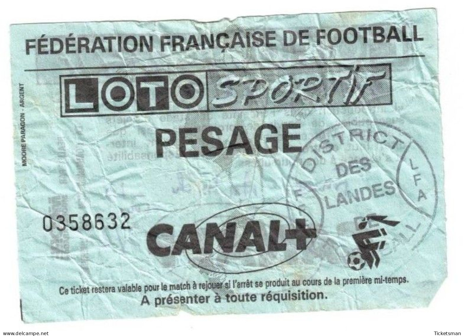 Football Ticket Billet Jegy Biglietto Eintrittskarte France - Autriche österreich 03/10/2001 "U19" - Eintrittskarten