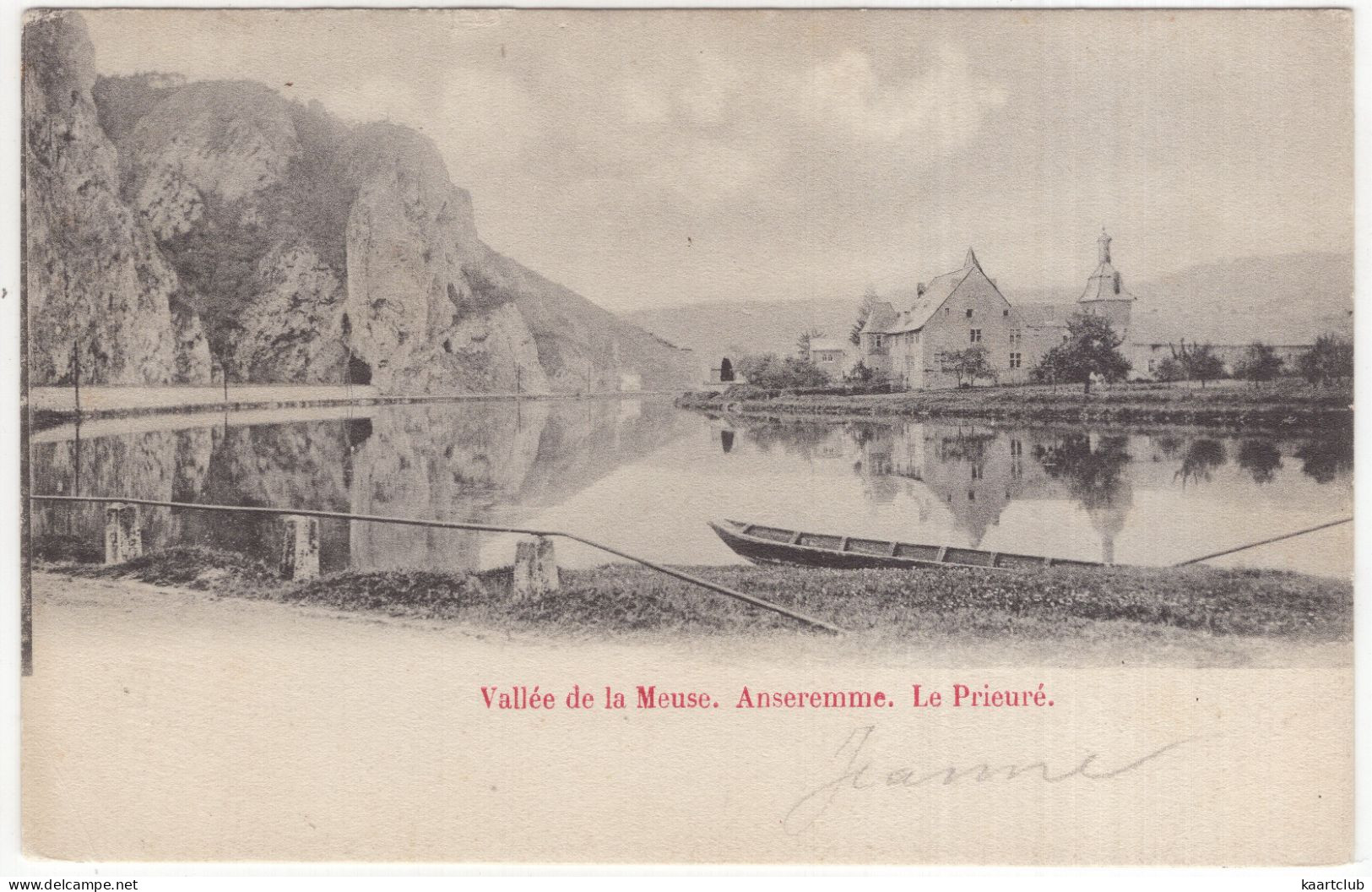 Vallée De La Meuse. Anseremme. Le Prieuré.  -  (Belgique/België) - 1912 - Dinant