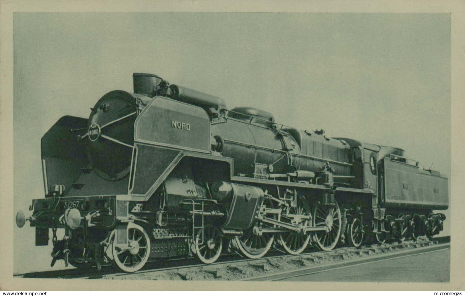 Chemin De Fer Du Nord - Locomotive "Pacific" Type 1930 - Trains