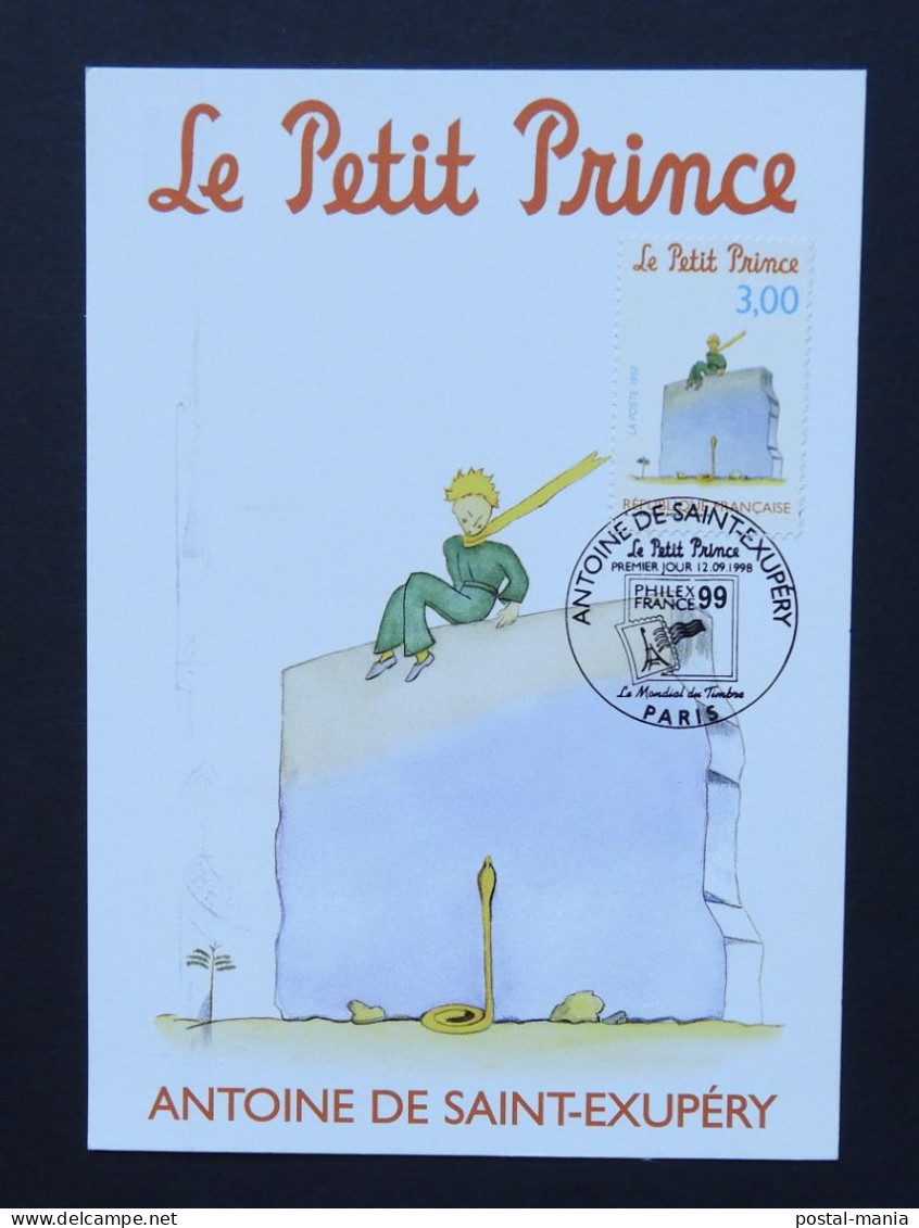 France - Carte Maximum  1998 Le Petit Prince Timbre N°3176 // B 54 - Usados