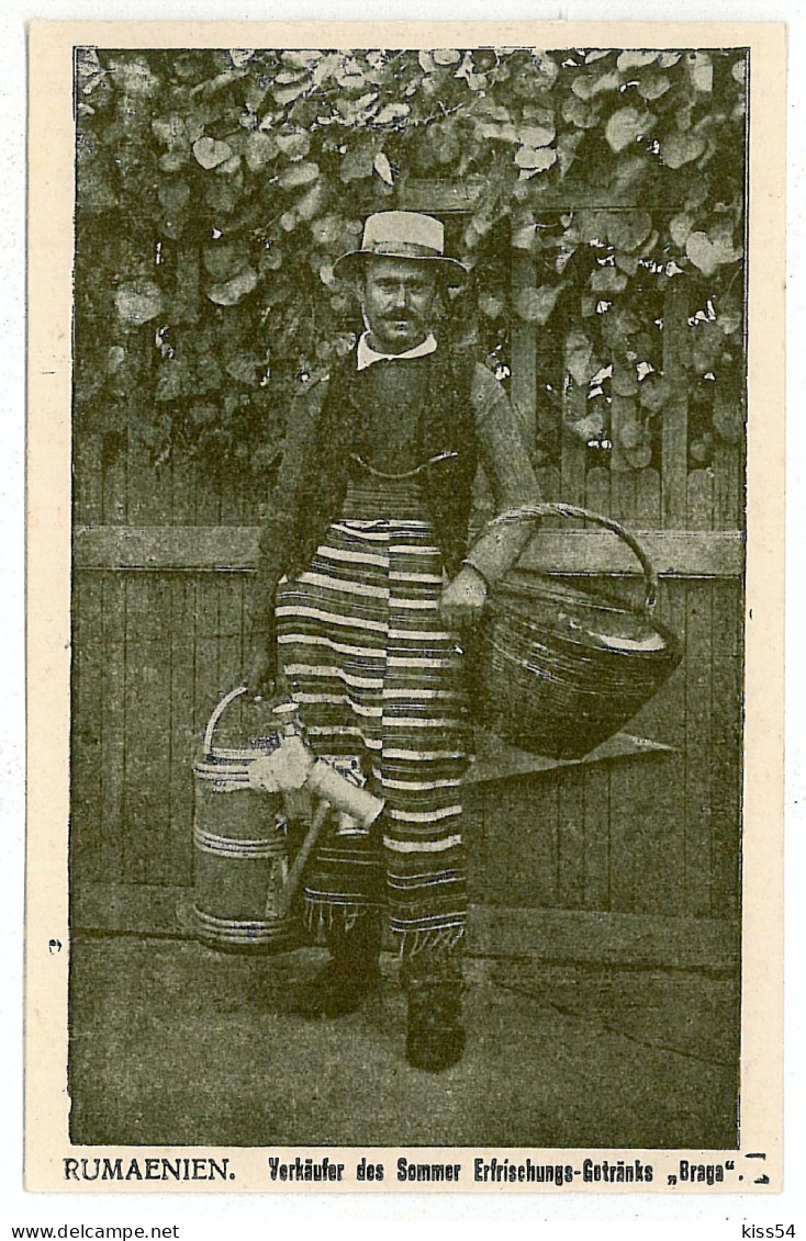 RO 36 - 6839 ETHNIC, Braga Seller, Romania - Old Postcard - Unused - Romania