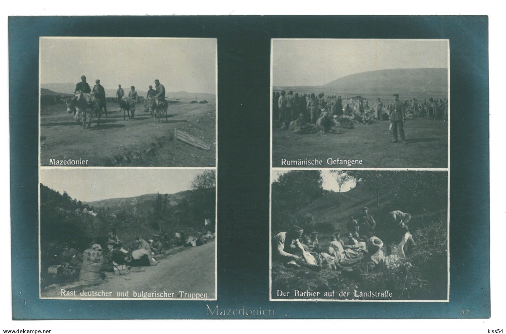 RO 36 - 20333 ROMANIAN Prisoners, Bulgarians, Macedonians - Old Postcard, Real PHOTO - Unused - Romania