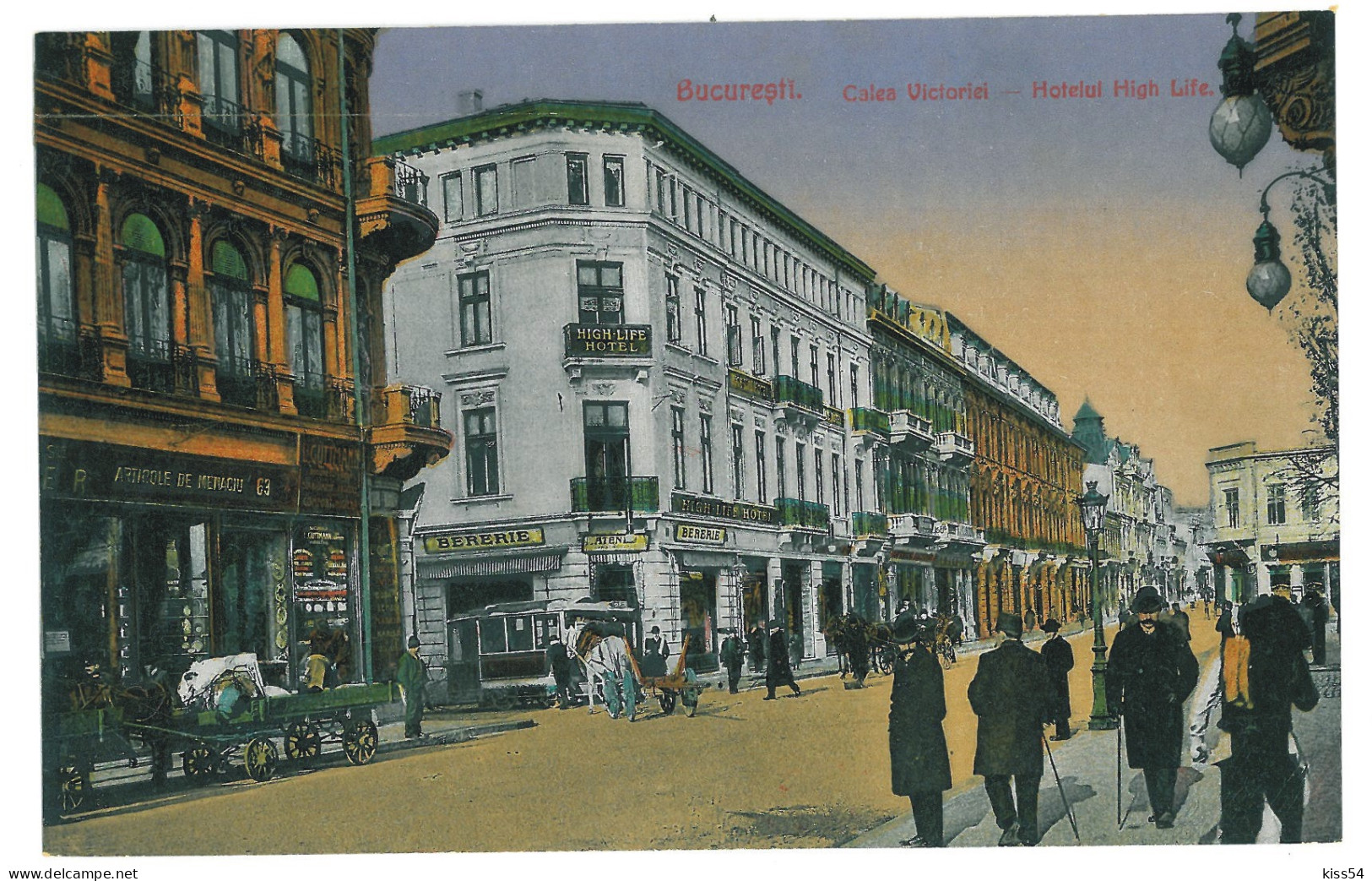 RO 36 - 22578 BUCURESTI, Victoriei Ave, Berarie, Stores, Romania - Old Postcard - Unused - Rumänien