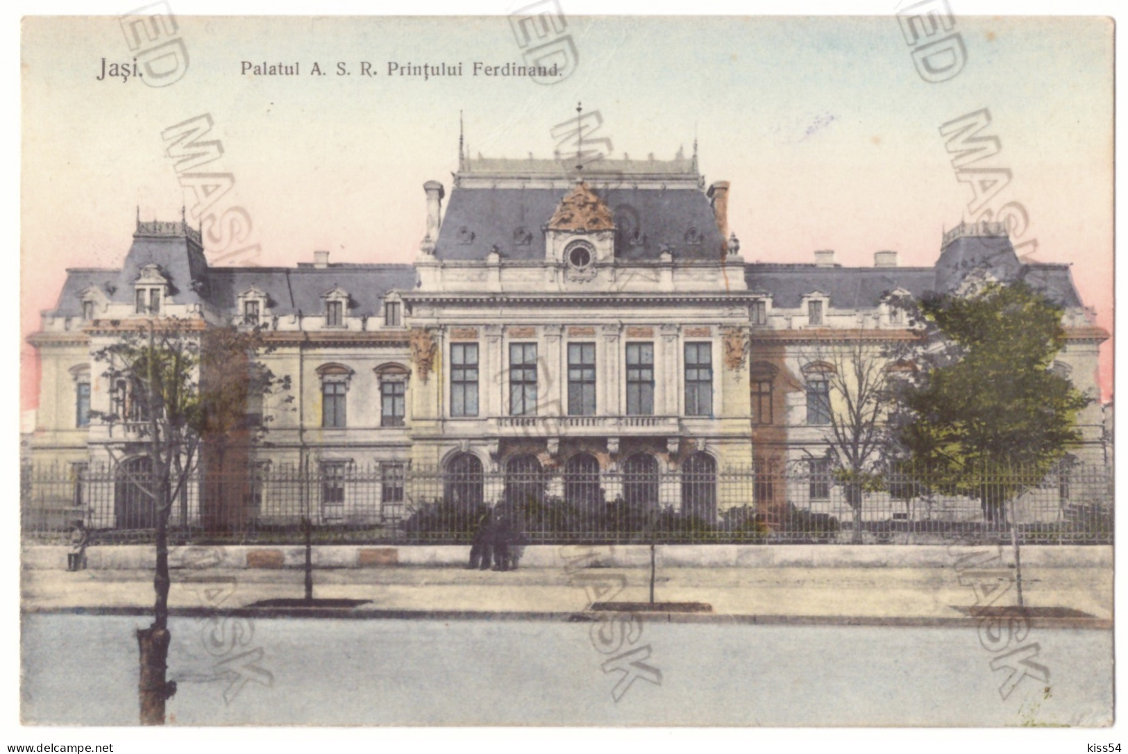 RO 36 - 21529 IASI, Palatul Ferdinand, Romania - Old Postcard - Used - 1908 - Rumänien