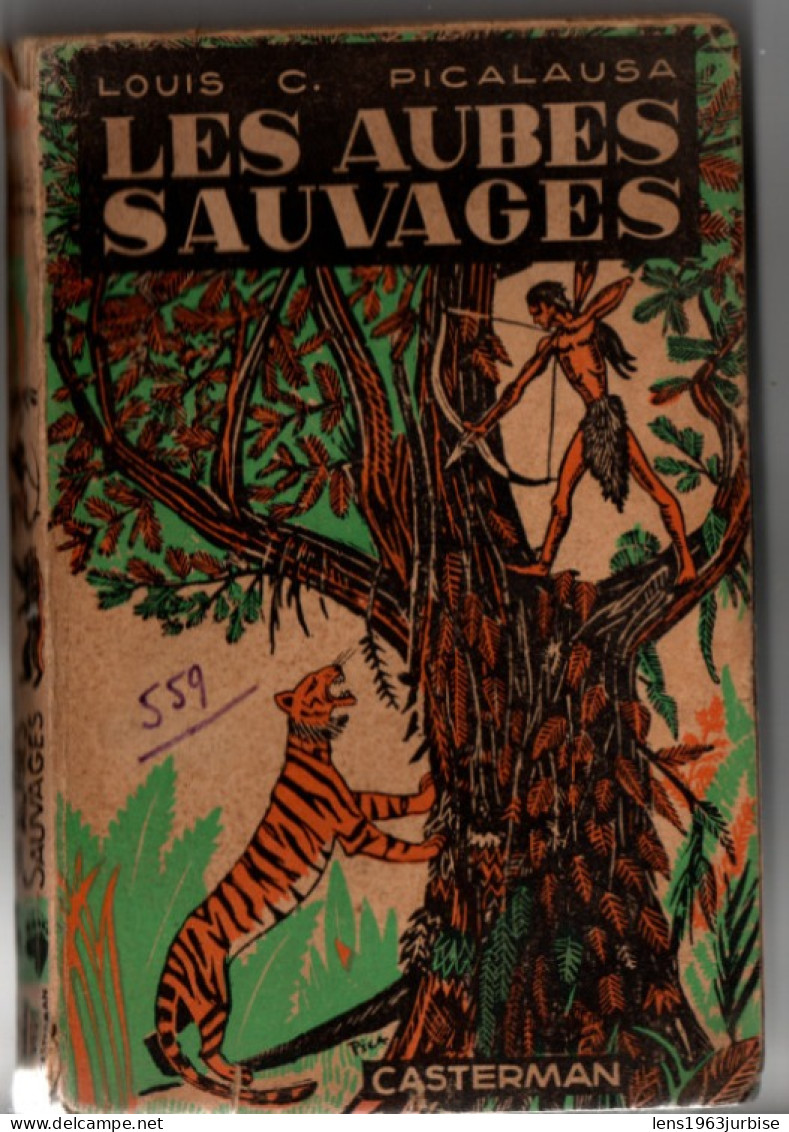 Les Aubes Sauvages , Louis . C. Picalausa , Trace D'usage , Cachet De Bibliothéque - Autores Belgas