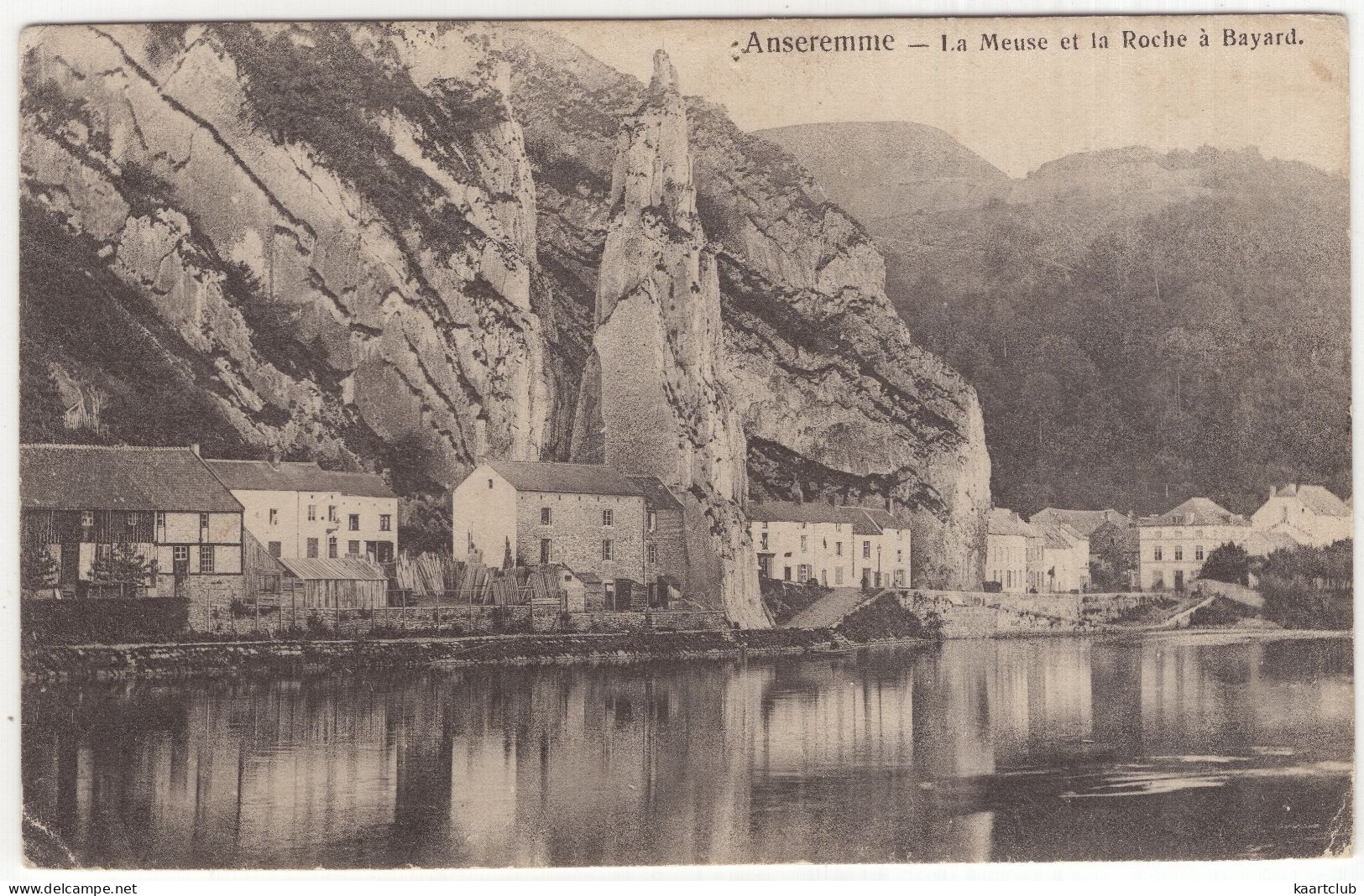 Anseremme - La Meuse Et La Roche à Bayard.  -  (Belgique/België) - 1908 - Dinant