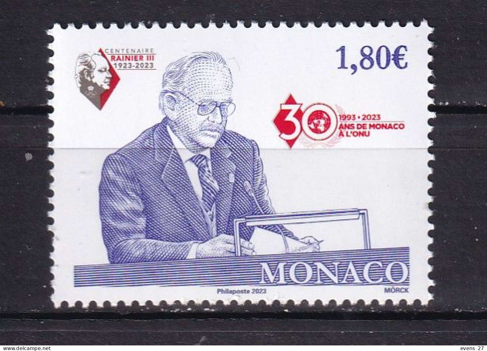 MONACO-2023- MEMBERSHIP TO UN-MNH- - Unused Stamps