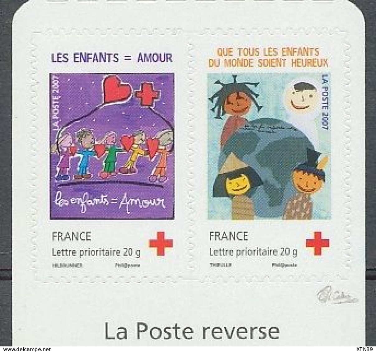 2007 - 2056 - Carnet Croix-Rouge - Sans Bandes Phosphorescentes -- SIGNE CALVES -- - Postzegelboekjes
