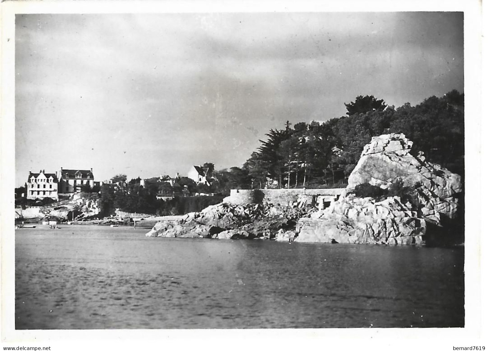 Photo Ancienne -  22 - Ile De Brehat - Annee 1950 - Places
