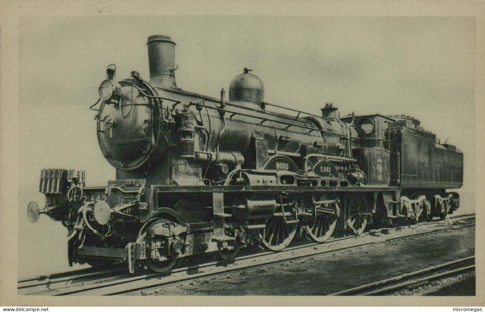 Chemin De Fer Du Nord - Locomotive "Pacific" Type 1900 - Trains