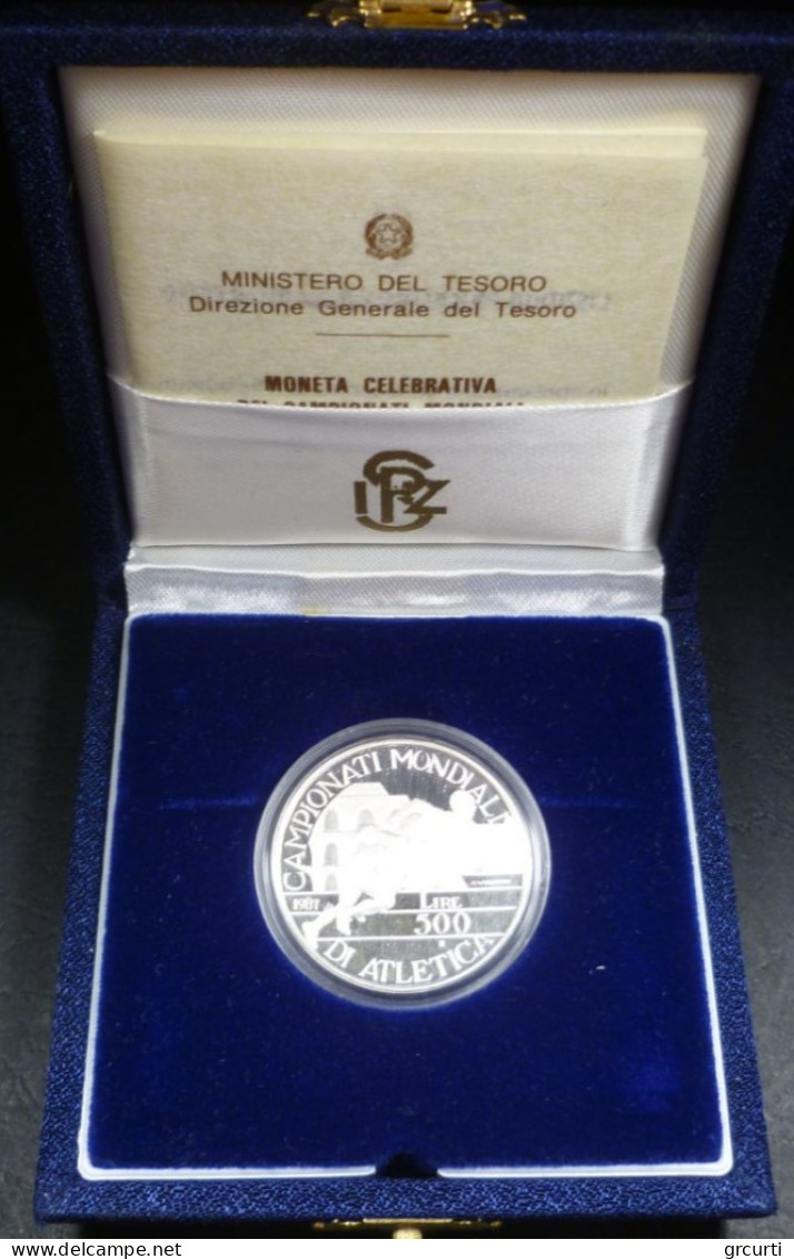 Italia - 500 Lire 1987 - Campionati Mondiali Di Atletica - 500 Liras