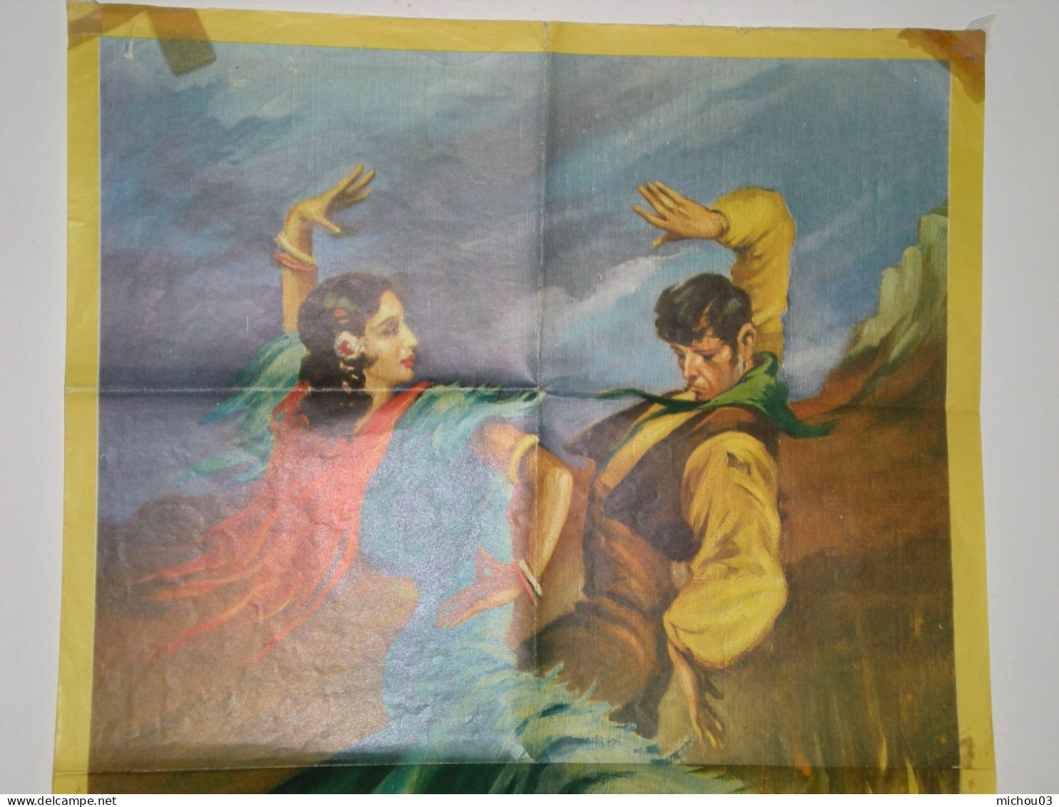 Grande Affiche (870x540) Flamenco En Espagna Année 1971 Carmen La Cordobesa - Affiches