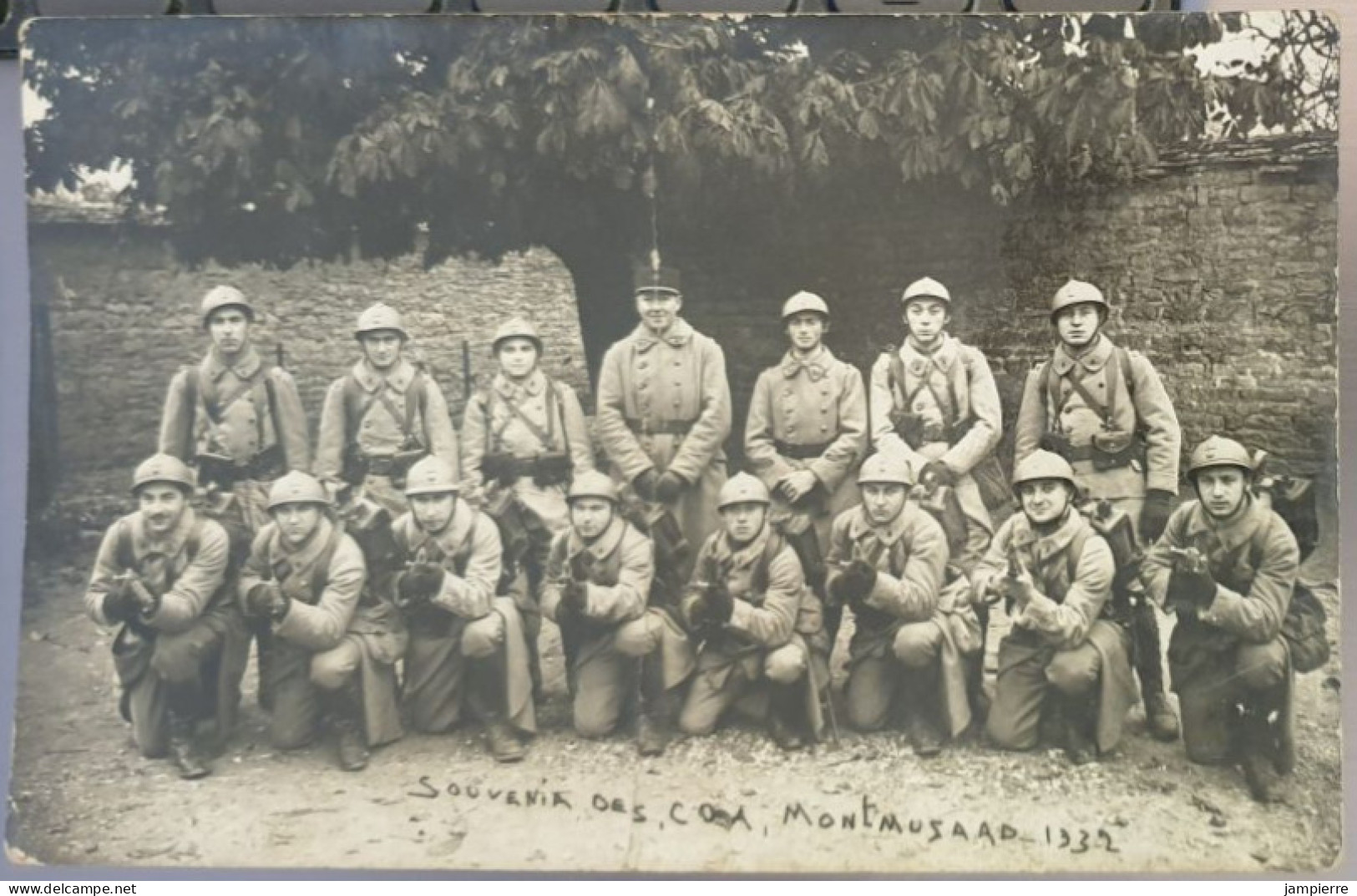 Souvenir Des COA (Commis Et Ouvriers D'Administration) Montmusard (Dijon ?) (carte-photo, 1932) Militaire - Regimientos