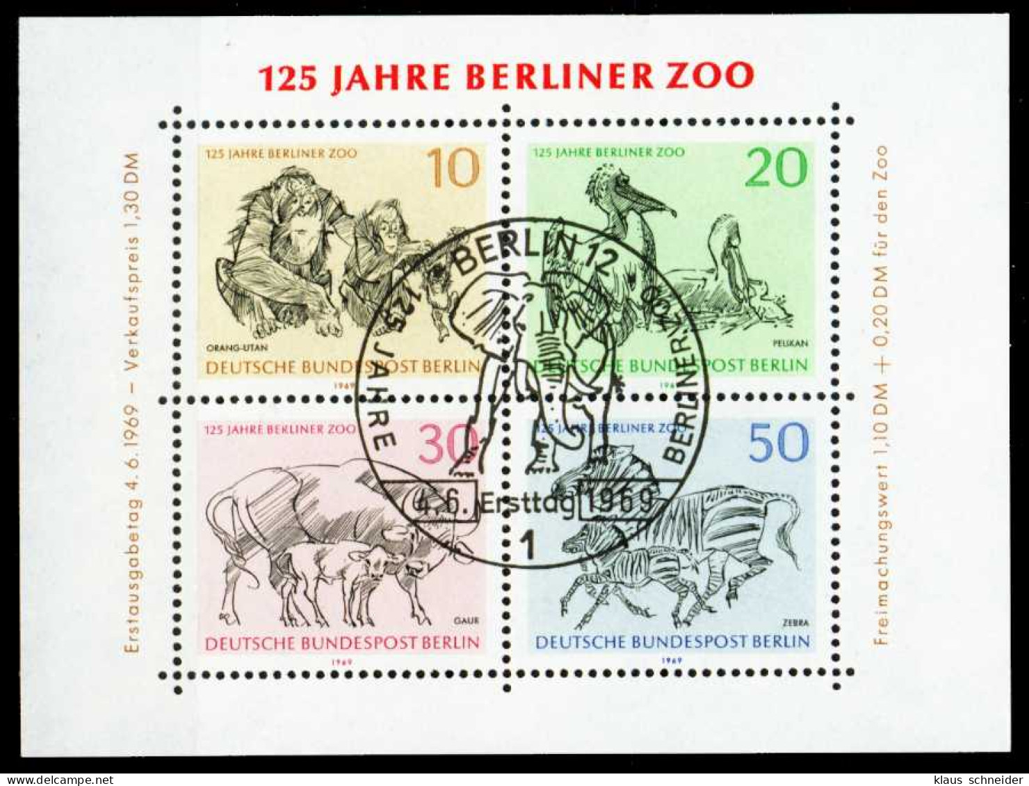 BERLIN BLOCK KLEINBOGEN Block 2-ESST ESST ZENTR S58F8DE - Blocks & Sheetlets