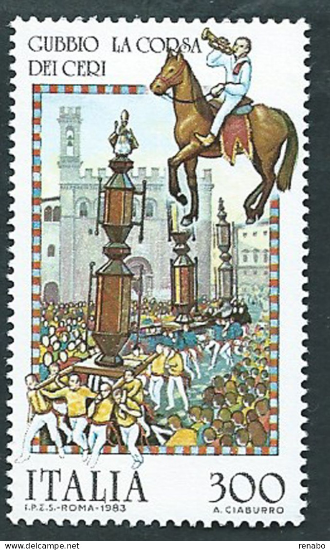 Italia, Italy, Italien, Italie 1983; "Corsa Dei Ceri", Festa Annuale, Annual Holiday, In Onore Di Sant'Ubaldo; New. - Other & Unclassified