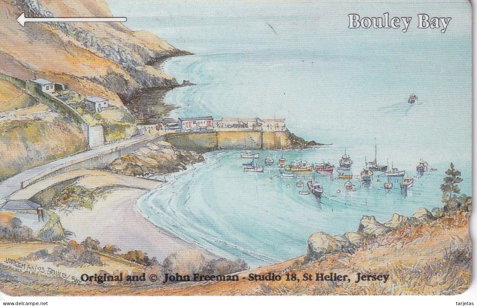 JER-80 TARJETA DE JERSEY DE BOULEY BAY (28JERB)  COASTS - [ 7] Jersey Und Guernsey
